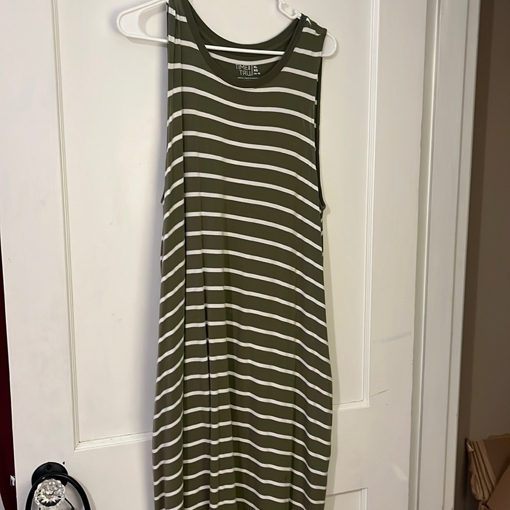 Striped Tank Top Dress